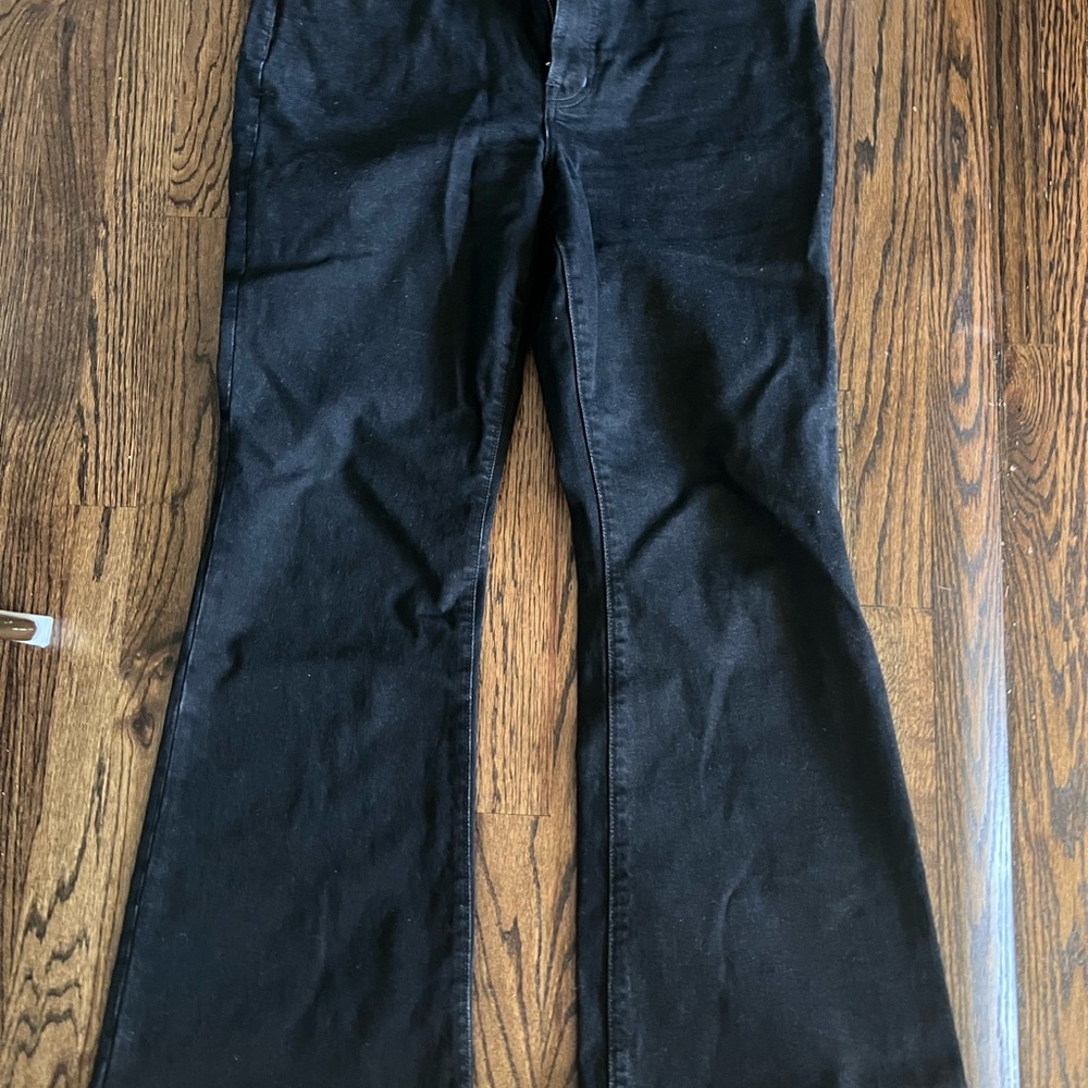 Madewell Perfect Vintage Flare Jeans sz 30 black wash.Too small for me/worn once